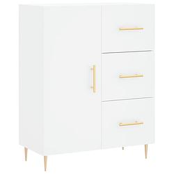 Foto van Vidaxl dressoir 69,5x34x90 cm bewerkt hout wit