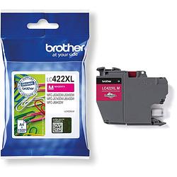 Foto van Brother inktcartridge, 1.500 pagina's, oem lc-422xlm, magenta 5 stuks