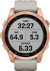 Foto van Garmin fenix 7s solar roségoud 42mm