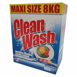 Foto van Clean wash waspoeder 8kg