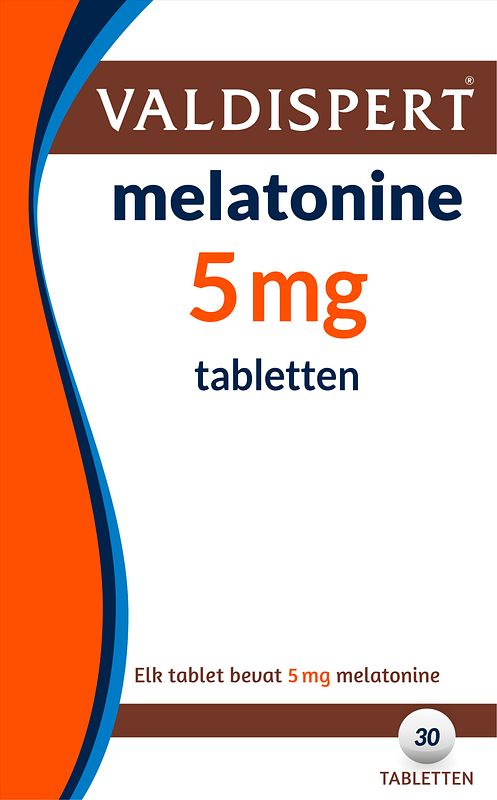 Foto van Valdispert melatonine 5mg tabletten