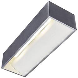 Foto van Slv logs in l 1002843 led-wandlamp led vast ingebouwd 17 w aluminium