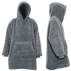 Foto van Unique living - hoodie teddy - 70x50cm - grey