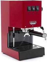 Foto van Gaggia classic evo pro espresso apparaat rood