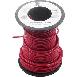 Foto van Tru components 1565156 draad liy 1 x 0.75 mm² rood 10 m