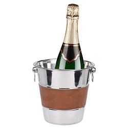 Foto van Ijsemmer - champagnekoeler - wijnkoeler - rvs - ø21 x 21 cm