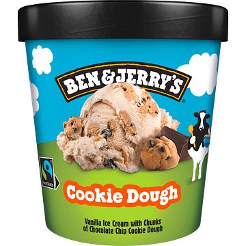 Foto van Ben & jerry's ijs classic cookie dough pint 465ml bij jumbo