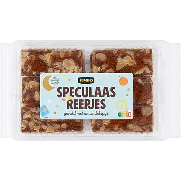 Foto van Jumbo speculaas reepjes gevuld met amandelspijs 270g