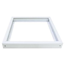 Foto van Led paneel 60x60 - aigi - opbouw frame - aluminium - wit
