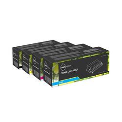 Foto van Inktmedia® -laser toner - geschikt hp 651a ce340a ce341a ce342a ce343a toner zwart + 3 set kleuren