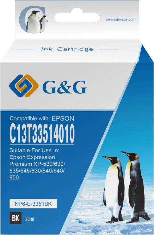 Foto van G&g 33xl cartridges zwart