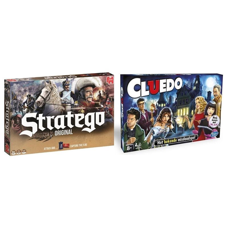 Foto van Spellenbundel - 2 stuks - stratego & cluedo