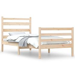 Foto van Vidaxl bedframe massief grenenhout 90x200 cm