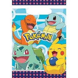 Foto van 32x disney pokemon themafeest uitdeelzakjes/snoepzakjes 16 x 23 cm - feestzakjes - kinderfeestje feestartikelen