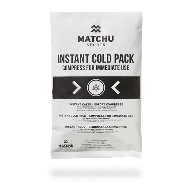 Foto van Matchu sports ice pack set 12 stuks (instant cold) - 12 ice packs - wit
