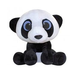 Foto van Lumo stars knuffel panda junior pluche 20 cm zwart/wit