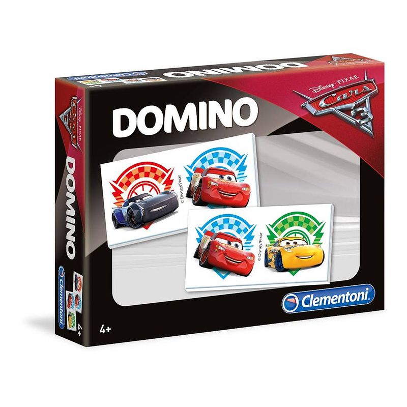 Foto van Clementoni disney cars domino - 28-delig