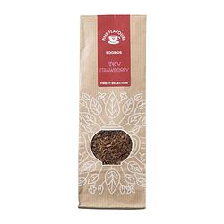 Foto van Losse rooibos thee - spicy strawberry - 75 g