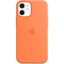 Foto van Apple iphone 12 mini siliconen hoesje met magsafe - kumquat