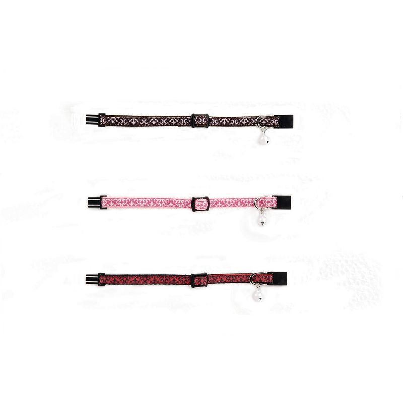 Foto van Nylon kittenbandje mystic roze 14-23x8