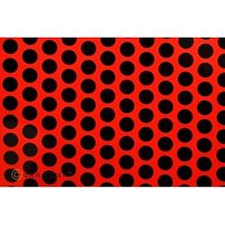 Foto van Oracover 93-021-071-010 plotterfolie easyplot fun 1 (l x b) 10 m x 30 cm rood, zwart