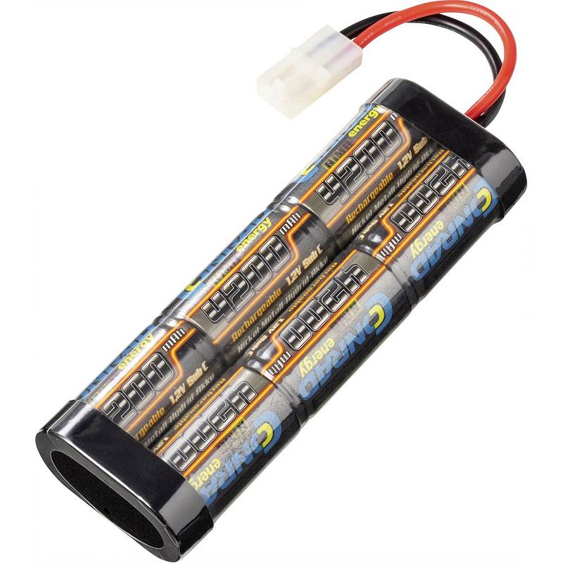 Foto van Conrad energy nimh ontvangeraccu 7.2 v 4200 mah aantal cellen: 6 stick tamiya