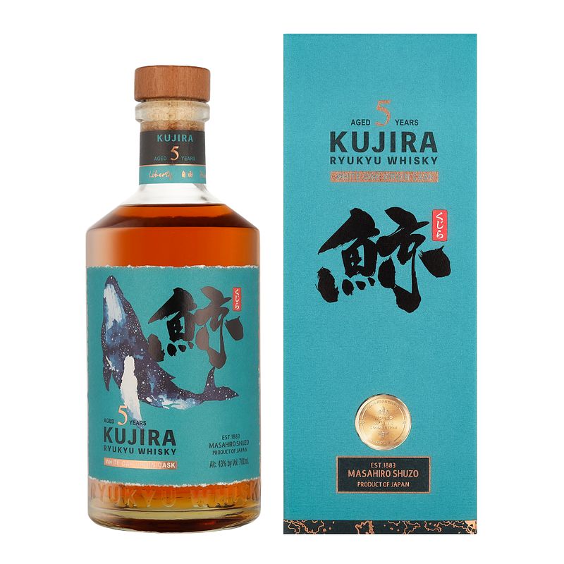 Foto van Kujira 5 years 70cl whisky + giftbox