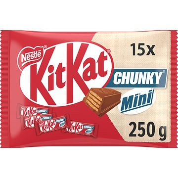 Foto van Kitkat chunky mini melk chocolade uitdeelzak bij jumbo