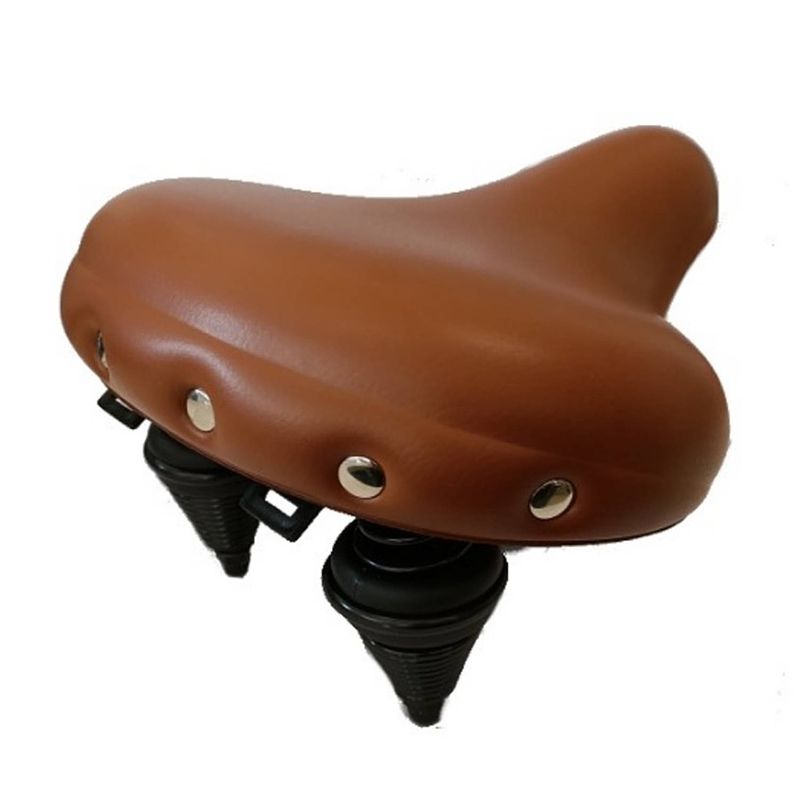 Foto van Selle comfort zadel retro xl 27 x 24,4 cm bruin