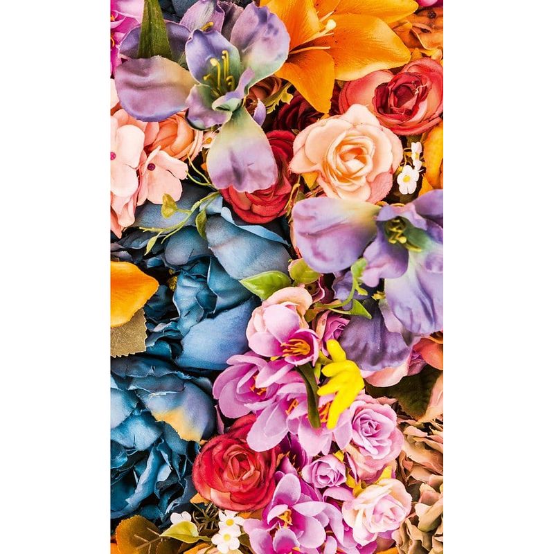 Foto van Dimex vintage flowers vlies fotobehang 150x250cm 2-banen