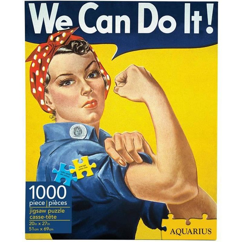 Foto van Aquarius puzzel 1000 stukjes smithsonian rosie la riveteuse - 65260