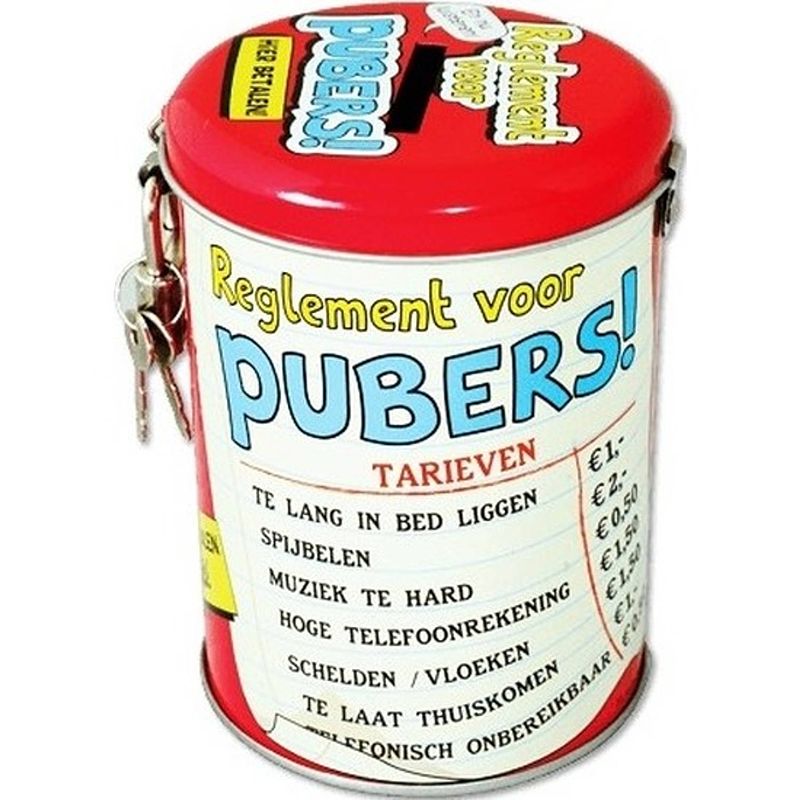 Foto van Collectebus reglement voor pubers - fopartikelen