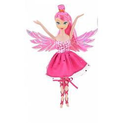 Foto van Toi-toys tienerpop glitterfee roze 22 cm