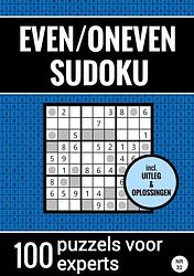 Foto van Even/oneven sudoku - nr. 32 - 100 puzzels voor experts - sudoku puzzelboeken - paperback (9789464800944)