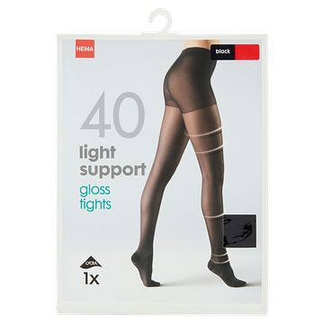 Foto van Hema panty support zwart 48/52 bij jumbo