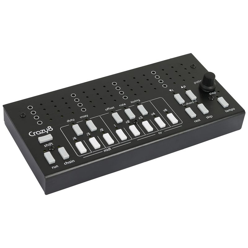 Foto van Twisted electrons crazy 8 steptime sequencer voor cv