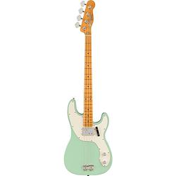 Foto van Fender vintera ii 70s telecaster bass mn surf green elektrische basgitaar met gigbag