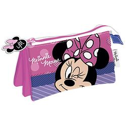 Foto van Disney etui minnie mouse junior 21 x 11 cm polyester roze