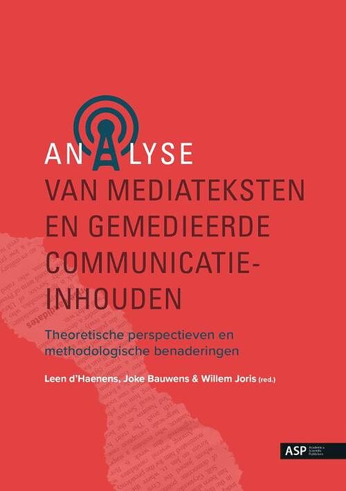 Foto van Analyse van mediateksten en gemedieerde communicatie-inhouden - paperback (9789461175243)