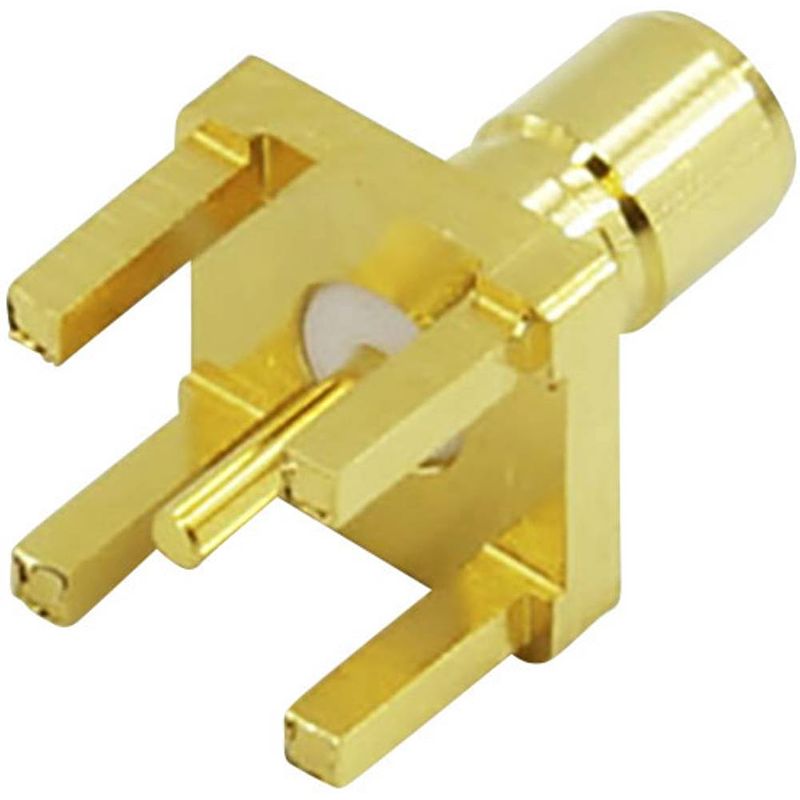 Foto van Tru components smb-connector bus, inbouw verticaal 50 ω 1 stuk(s)