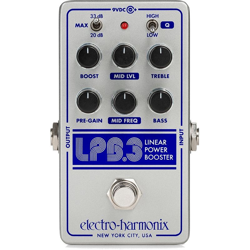 Foto van Electro harmonix lpb-3 linear power booster & eq effectpedaal