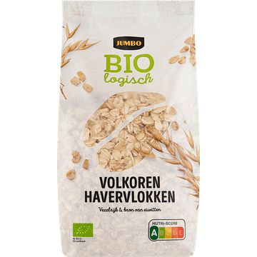 Foto van Jumbo biologisch volkoren havervlokken 500 g