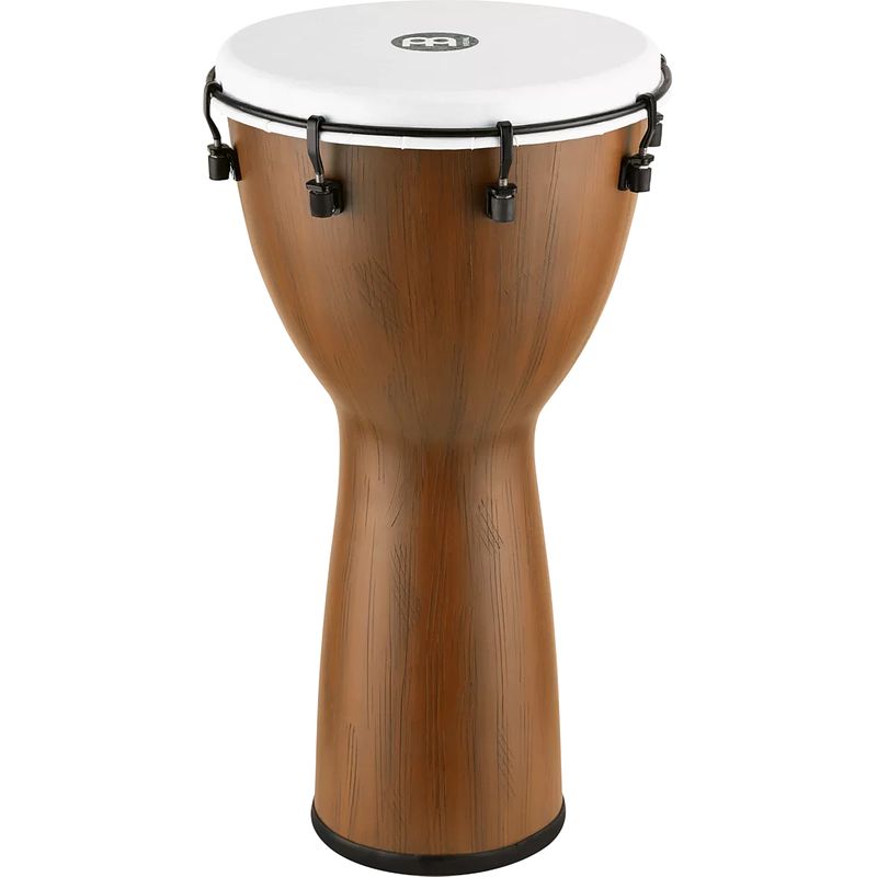 Foto van Meinl adj12-bw alpine series barnwood djembe 12 inch