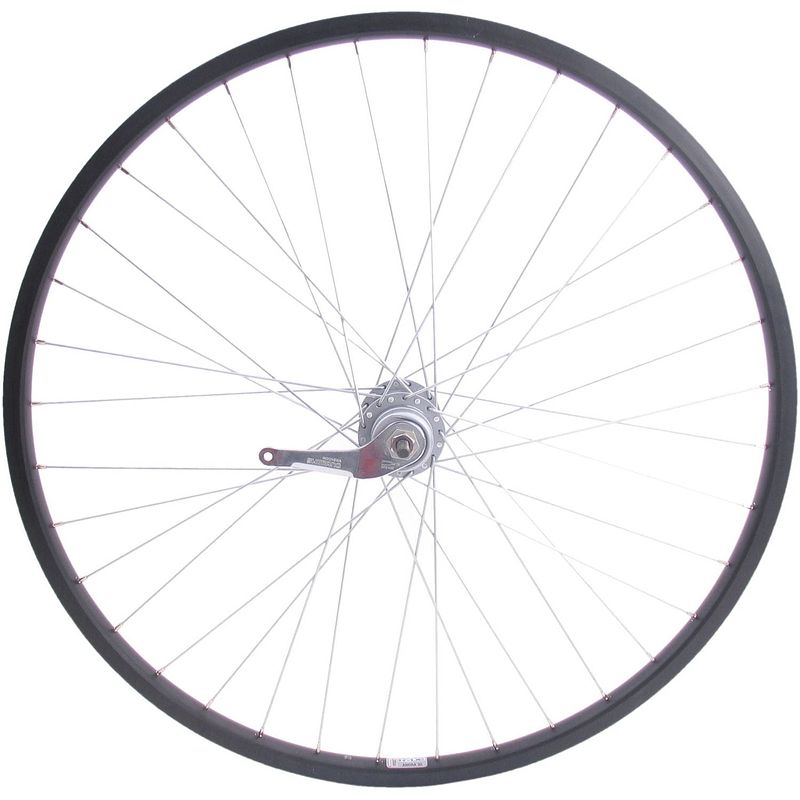 Foto van Shimano achterwiel 28"" / 622x19c andra 30 velg met nexus 3 remnaaf zwart