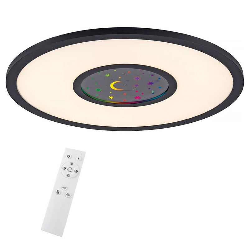 Foto van Paul neuhaus plafondlamp astro ø 40 cm zwart