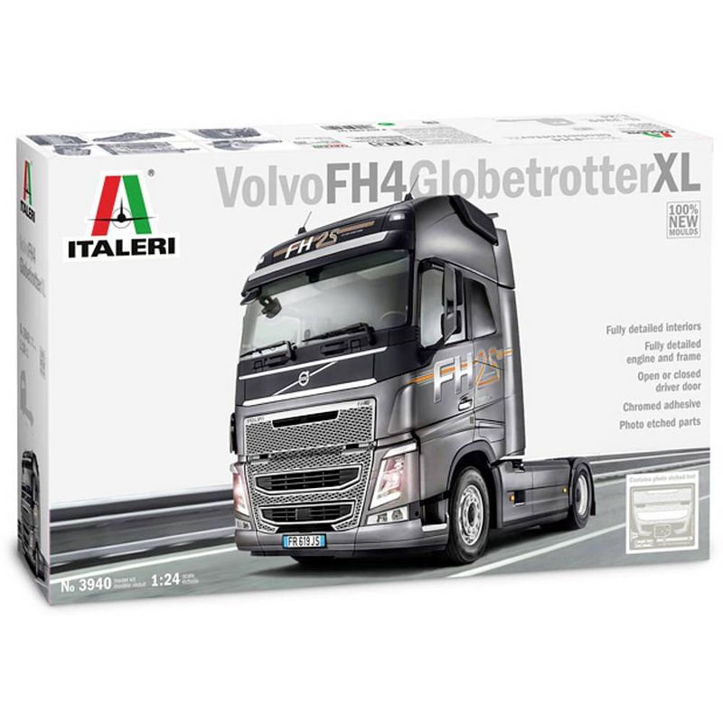 Foto van Italeri 3940 volvo fh4 globetrotter xl vrachtwagen (bouwpakket) 1:24