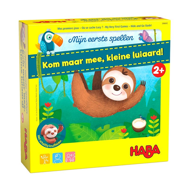 Foto van Haba mijn eerste spellen - kom maar mee luiaard! - 2+