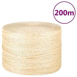 Foto van Vidaxl touw 3 mm 200 m 100% sisal