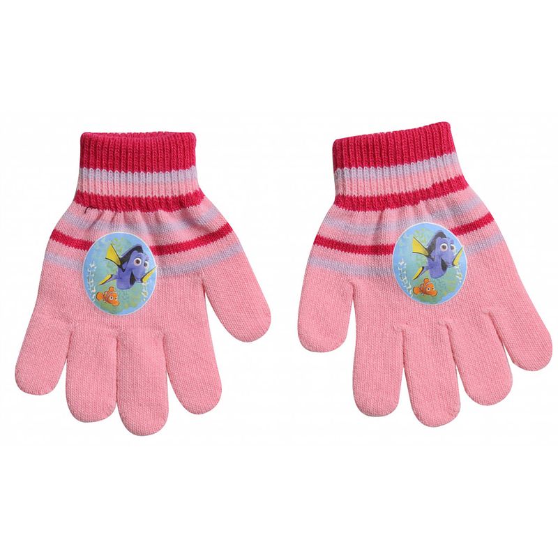 Foto van Handschoenen nemo junior acryl roze one-size