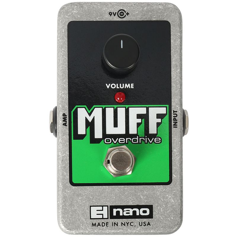 Foto van Electro harmonix nano muff overdrive gitaar effectpedaal